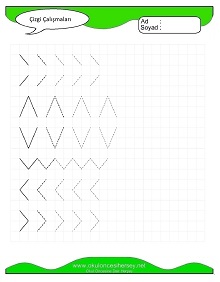 Çizgi Çalışma Sayfaları